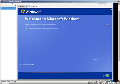 XP Welcome - Screenshot